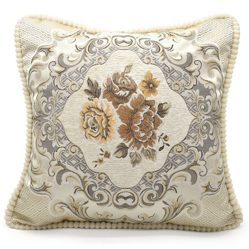 Jacquard Floral Cushion Cover