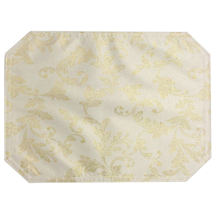 Luxury Jacquard Heather Cream Placemat