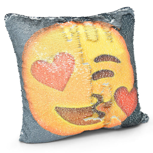 In Love Expression Mermaid Sequins Cushion Cover