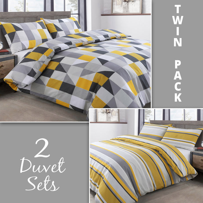 Jazz Twin Pack Duvet Covers