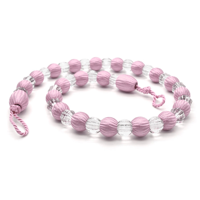 Luxury Krystal Beaded Baby Pink Tieback