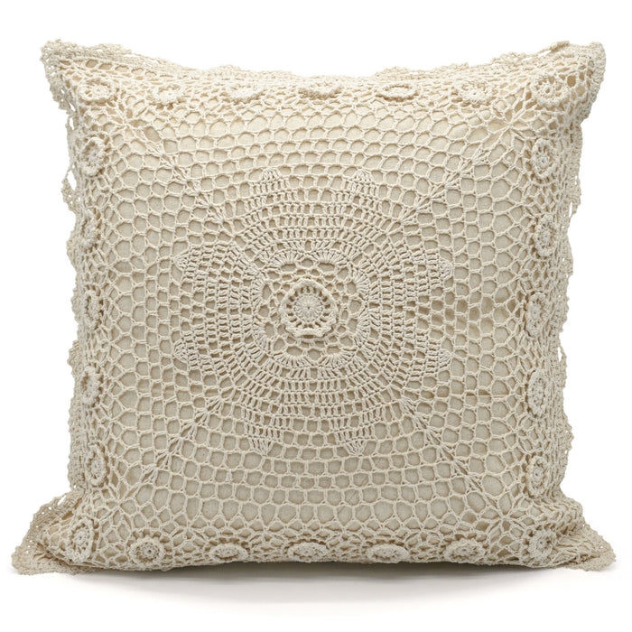 Layla Crochet Lace Cushion Cover
