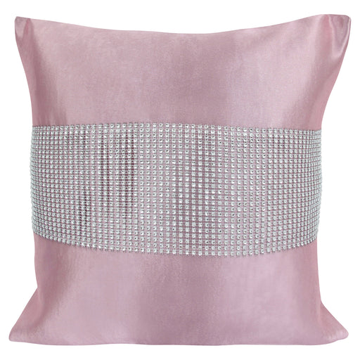 Manhattan Baby Pink Diamante Cushion Cover
