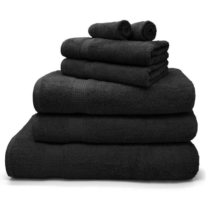 Egyptian 600gsm Black Cotton Towels