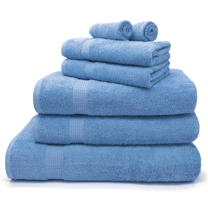 Egyptian 600gsm Blue Cotton Towels