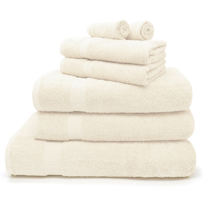 Egyptian 600gsm Cream Cotton Towels