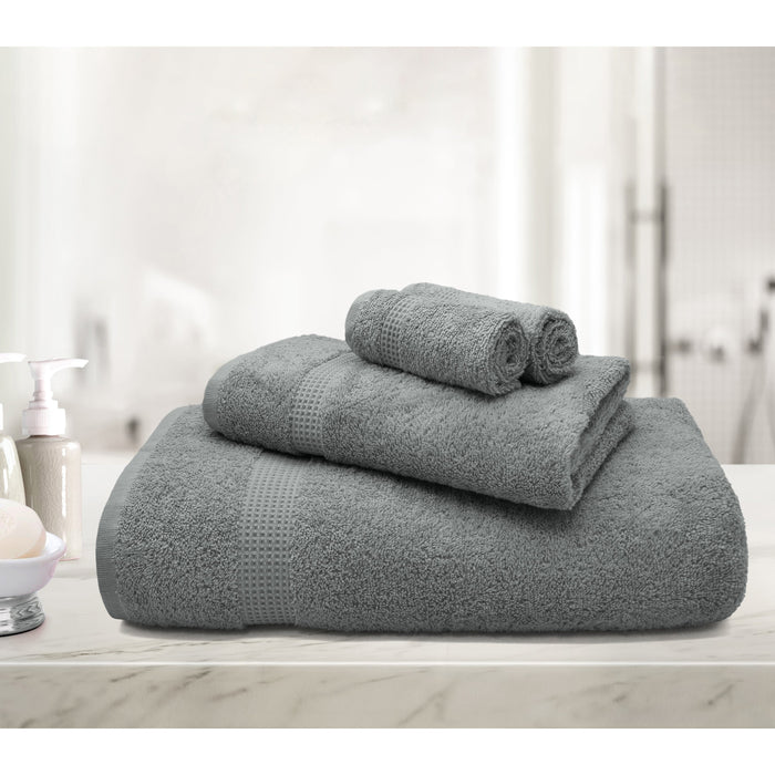 Egyptian 600gsm Grey Cotton Towels