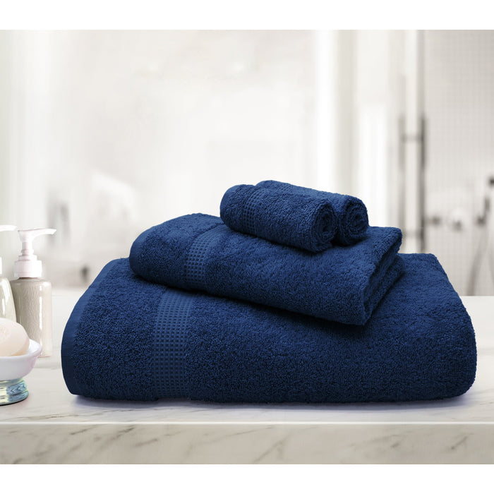 Egyptian 600gsm Navy Cotton Towels