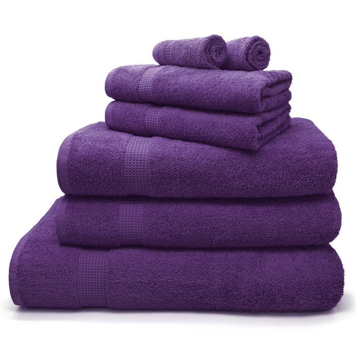 Egyptian 600gsm Purple Cotton Towels