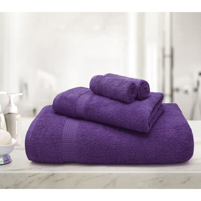 Egyptian 600gsm Purple Cotton Towels