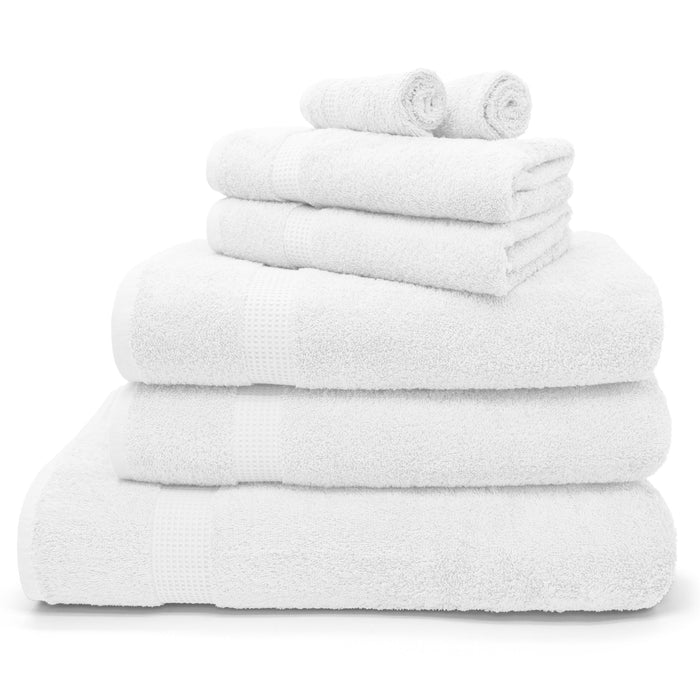 Egyptian 600gsm White Cotton Towels