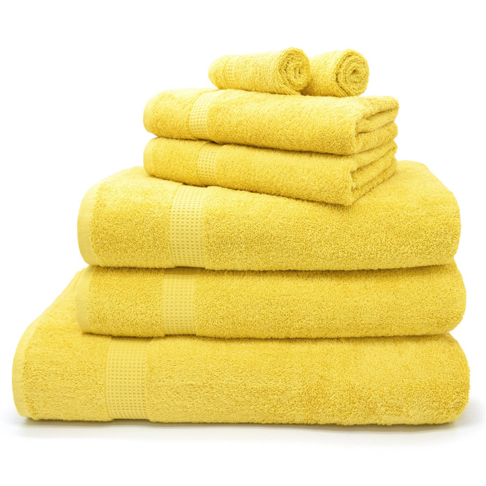 Egyptian 600gsm Yellow Cotton Towels