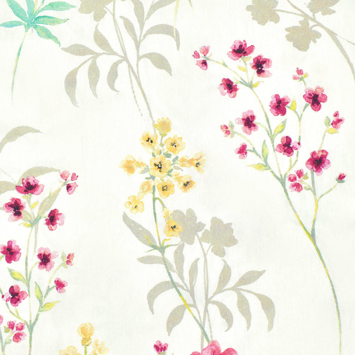 Meadow Floral Pencil Pleat Curtains