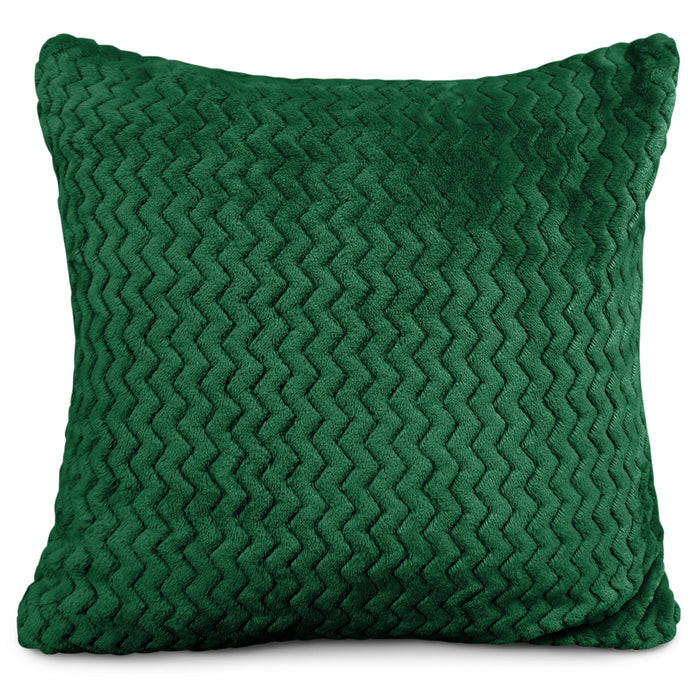 Moda Plush Emerald Green Cushion Cover