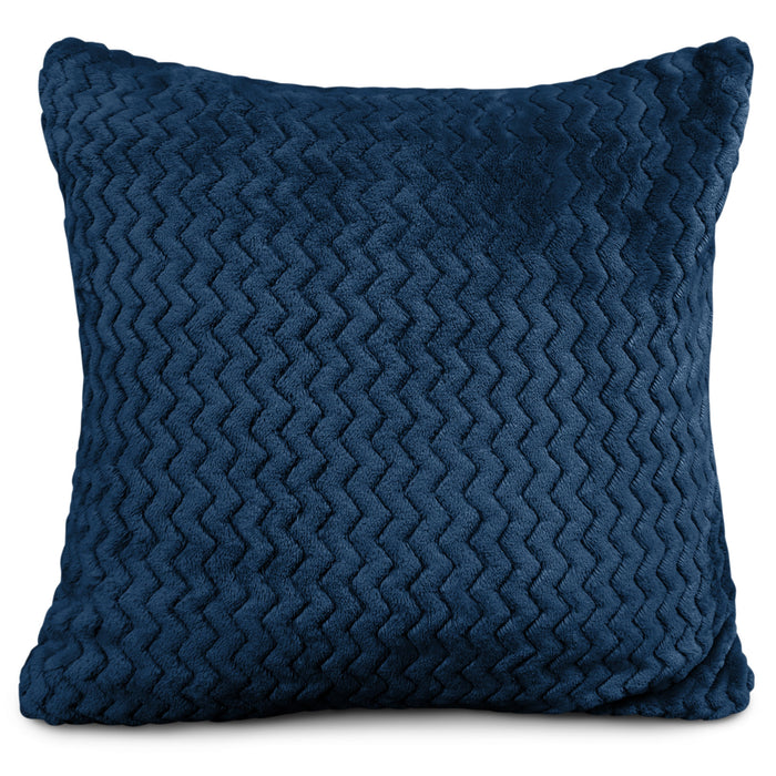 Moda Plush Navy Blue Cushion Cover