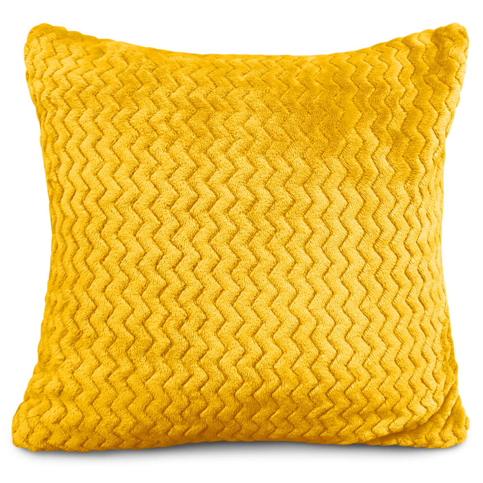 Moda Plush Ochre Yellow Cushion Cover