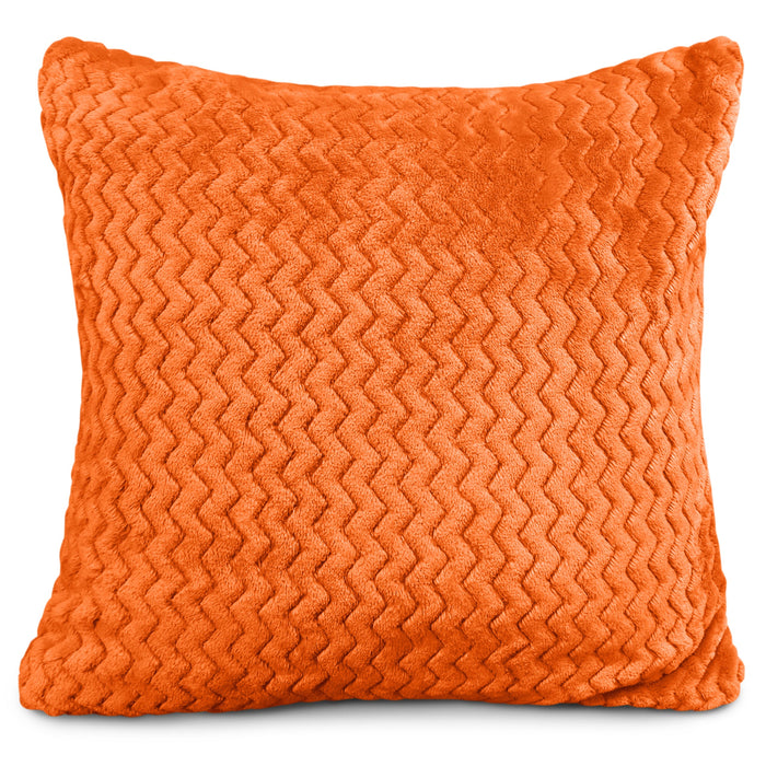 Moda Plush Orange Cushion Cover