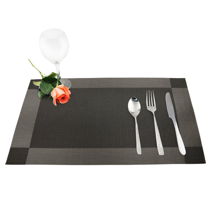 Morton Jacquard Placemat Black