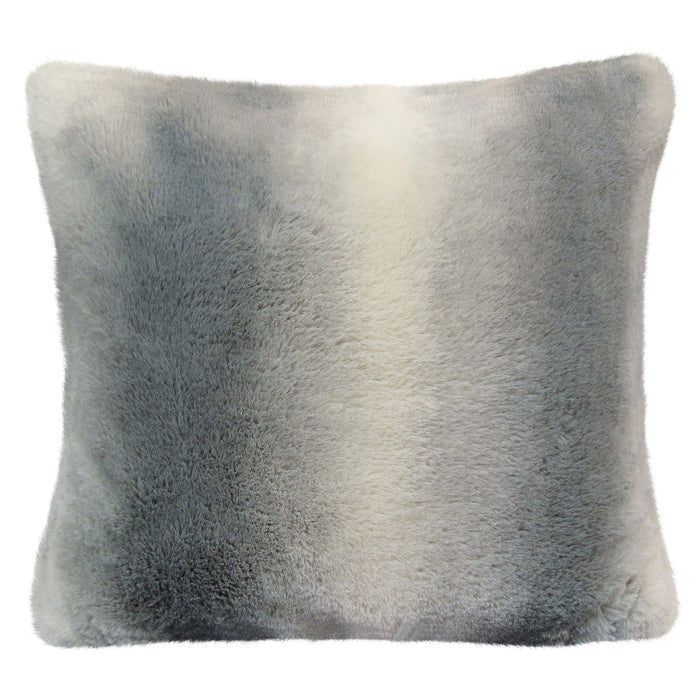 Nebraska Grey Faux Fur Cushion Cover