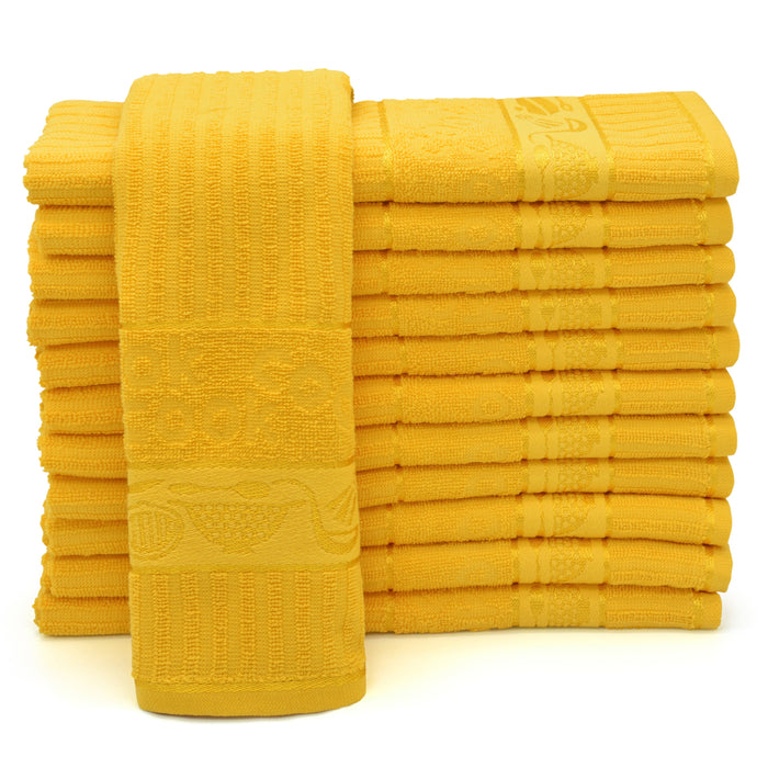 Cooks Jacquard Ochre Yellow Tea Towel