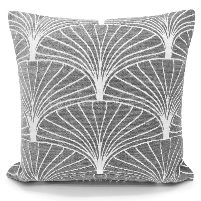 Palermo Grey Chenille Cushion Cover