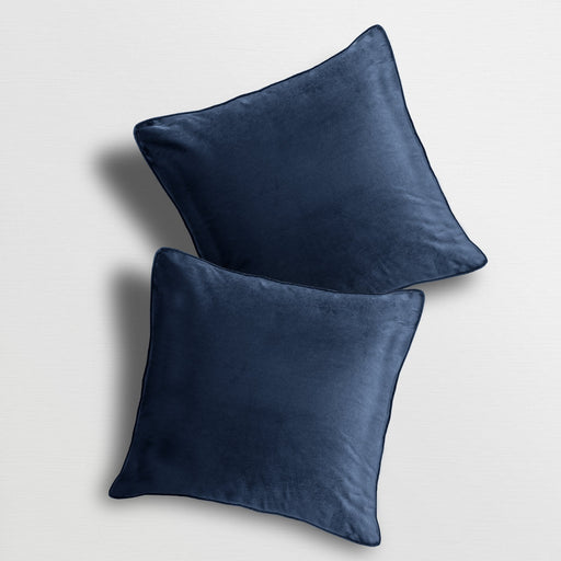 Luna Velvet Plain Navy Cushion Cover