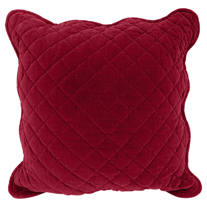 Sanzio Red Velvet Cushion Cover