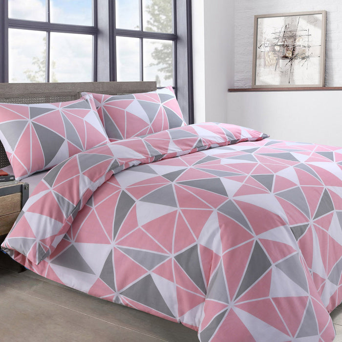 Saxton Pink Twin Pack Duvet Covers