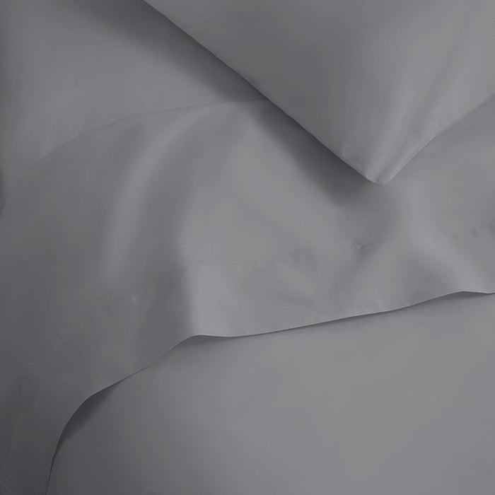 200 Thread Count Percale Flat Sheet Grey