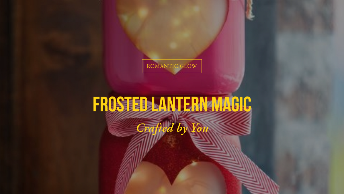 Frosted Mason Jar Lanterns for a Romantic Glow