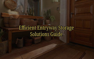 How to Create a Storage-Friendly Entryway