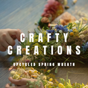 How to Make an Upcycled Spring Wreath