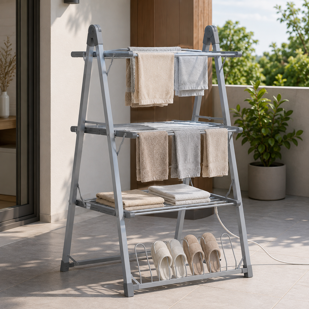 Home Republic 3 Tier Foldable Heated Air Dryer