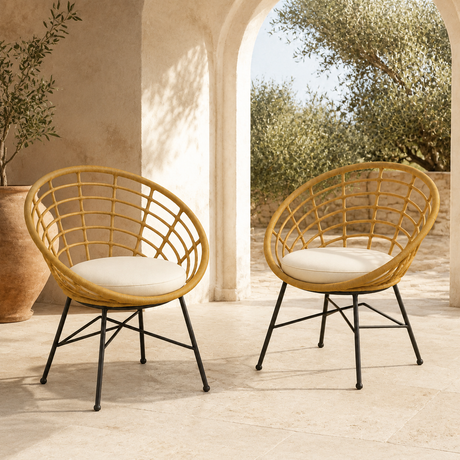 Home Republic Venice Rattan Chair