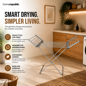 Home Republic Winged Foldable Heated Air Dryer