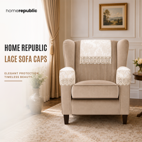 Home Republic Lace Sofa Caps
