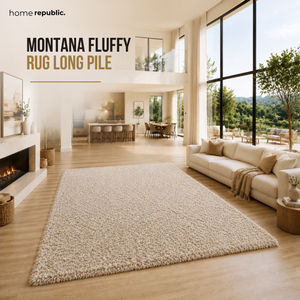 Home Republic Montana Fluffy Rug Long Pile