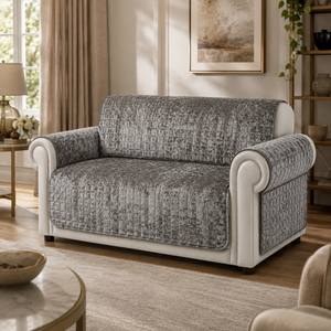 Home Republic Crushed Velvet Sofa Protector