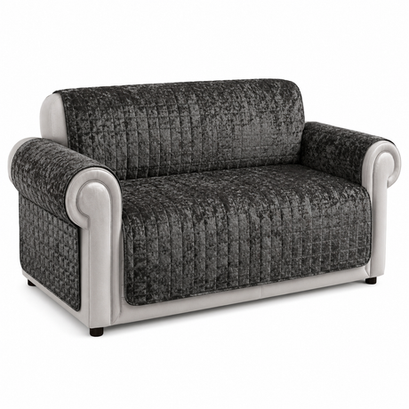 Home Republic Crushed Velvet Sofa Protector