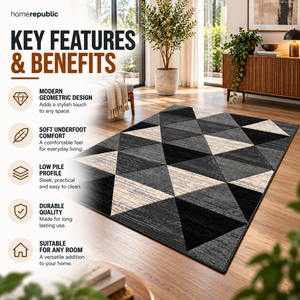 Home Republic Vission Carved Rug Low Pile