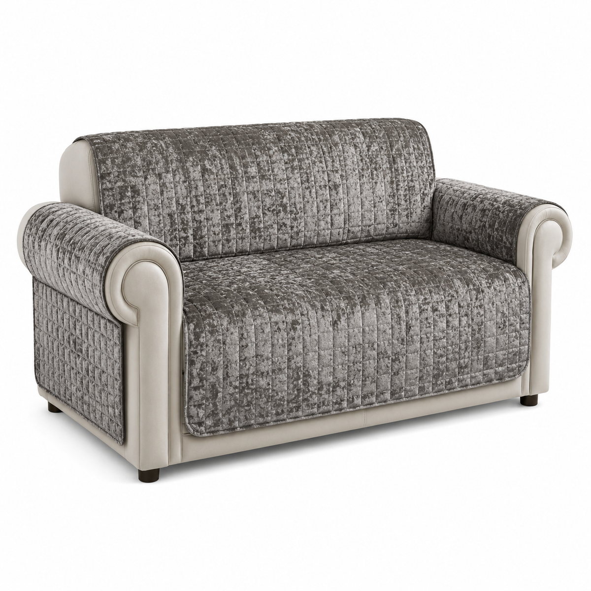 Home Republic Crushed Velvet Sofa Protector