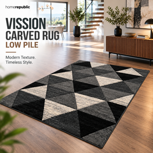 Home Republic Vission Carved Rug Low Pile