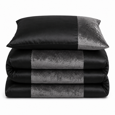 Intimates Crushed Velvet Duvet Cover & Pillowcase Set
