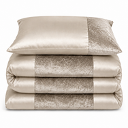 Intimates Crushed Velvet Duvet Cover & Pillowcase Set