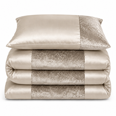 Intimates Crushed Velvet Duvet Cover & Pillowcase Set