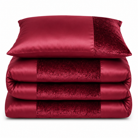 Intimates Crushed Velvet Duvet Cover & Pillowcase Set