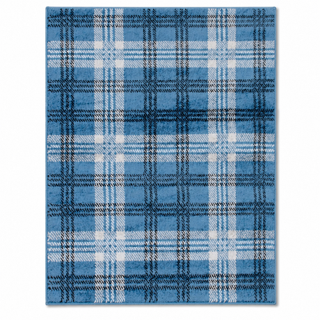 Home Republic Tartan Check Rug Low Pile