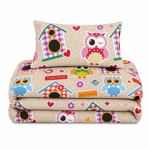 Velosso Multi Owl Duvet Cover & Pillowcase Set