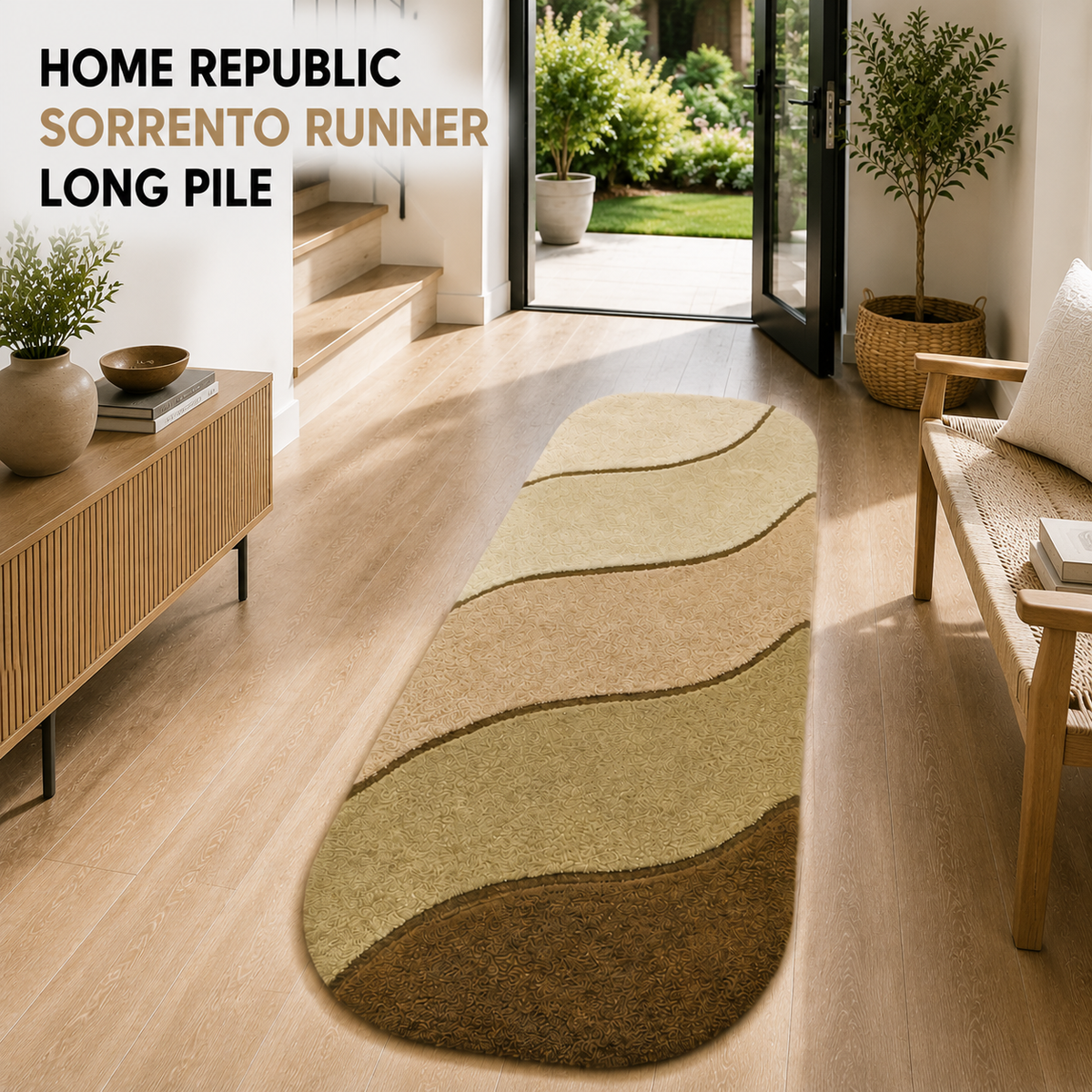 Home Republic Sorrento Runner Long Pile