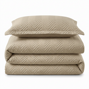 Home Republic Hudson Chevron Pinsonic Duvet Cover And Pillowcase Set